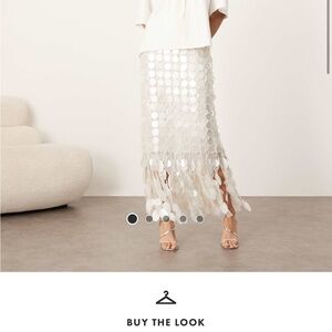 ARRANGE Sequin Skirt